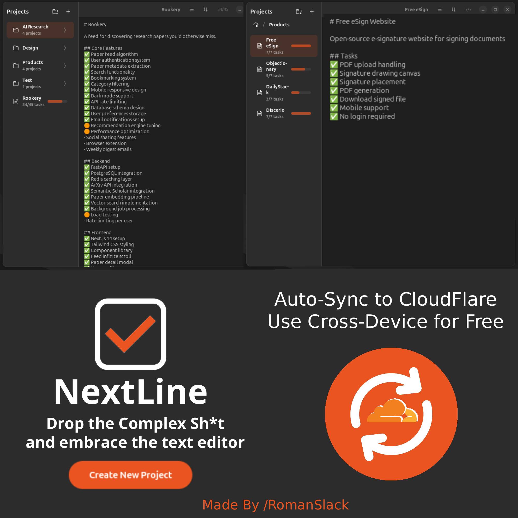 NewLine App Preview